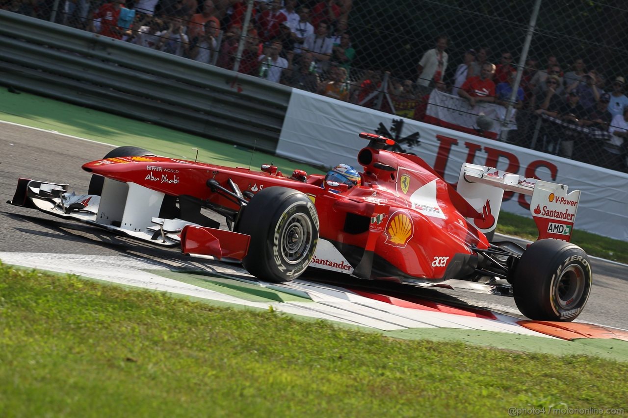 GP ITALIA, 11.09.2011- Gara, Fernando Alonso (ESP), Ferrari, F-150 Italia 