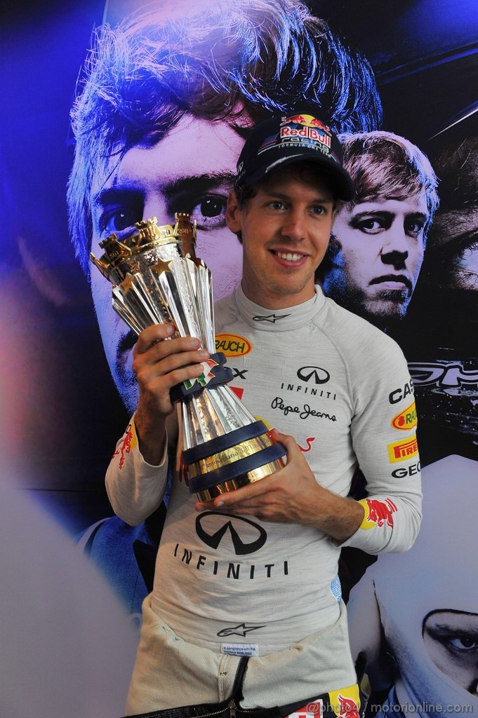 GP ITALIA, 11.09.2011- Gara, Sebastian Vettel (GER), Red Bull Racing, RB7 vincitore 