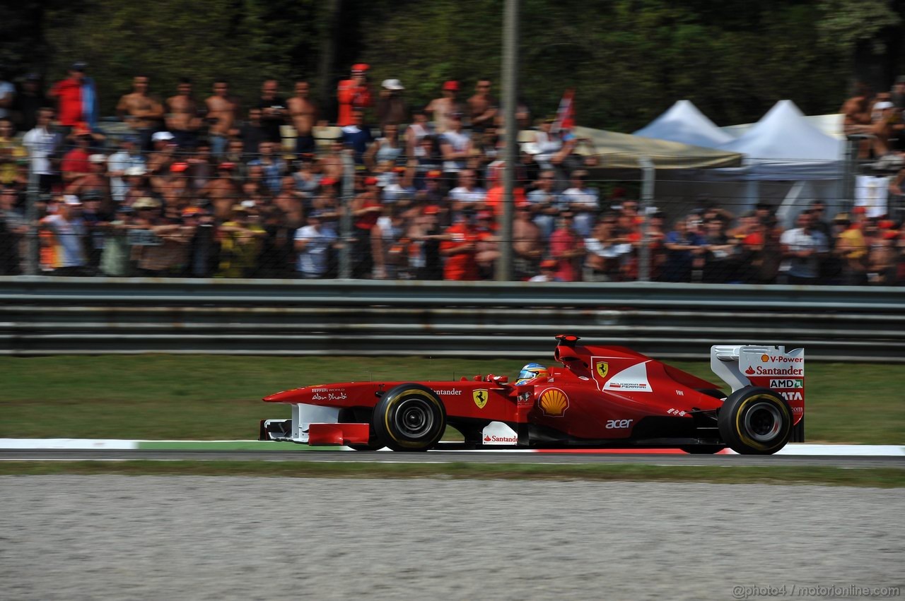 GP ITALIA, 11.09.2011- Gara, Fernando Alonso (ESP), Ferrari, F-150 Italia 