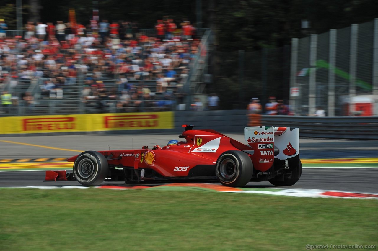 GP ITALIA, 11.09.2011- Gara, Fernando Alonso (ESP), Ferrari, F-150 Italia 