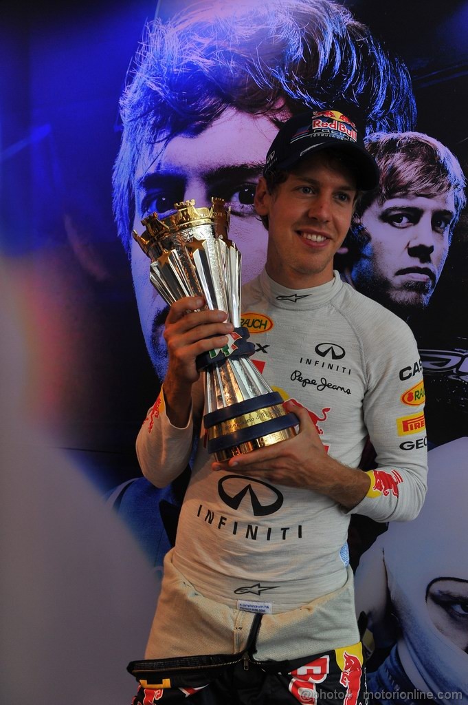 GP ITALIA, 11.09.2011- Gara, Sebastian Vettel (GER), Red Bull Racing, RB7 vincitore 