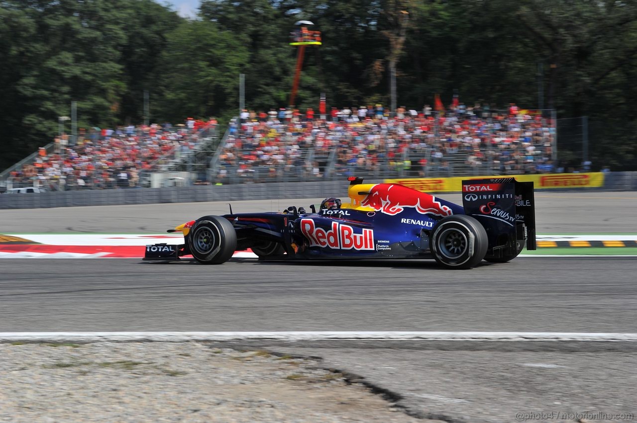 GP ITALIA, 11.09.2011- Gara, Sebastian Vettel (GER), Red Bull Racing, RB7 