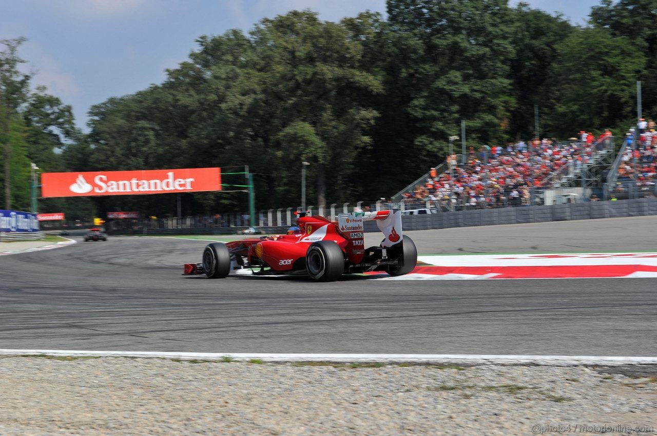 GP ITALIA, 11.09.2011- Gara, Fernando Alonso (ESP), Ferrari, F-150 Italia 