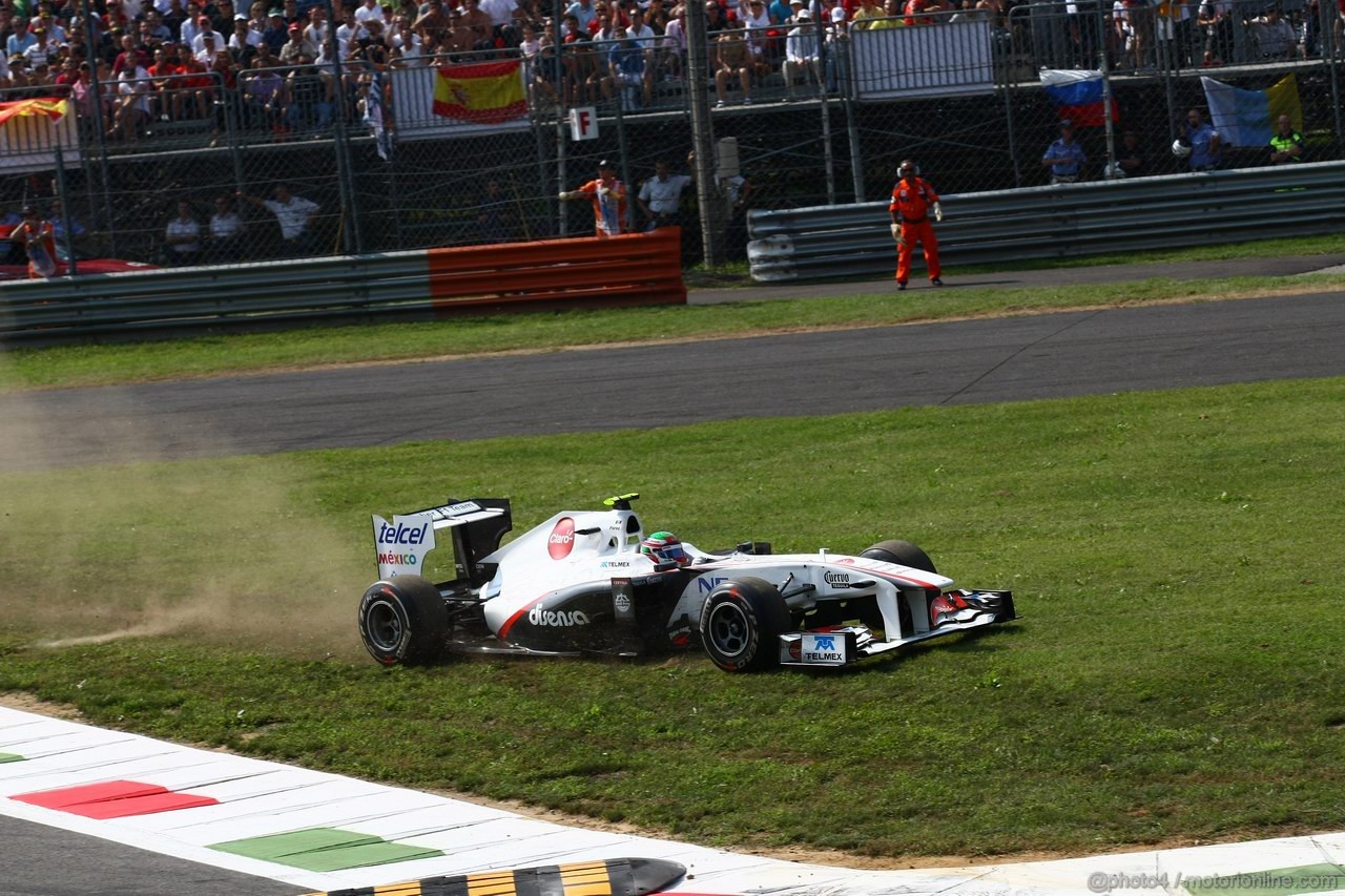 GP ITALIA, 11.09.2011- Gara, Sergio Pérez (MEX), Sauber F1 Team C30 