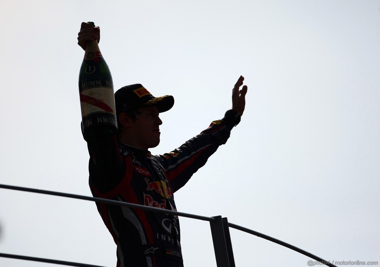 GP ITALIA, 11.09.2011- Gara, Sebastian Vettel (GER), Red Bull Racing, RB7 vincitore