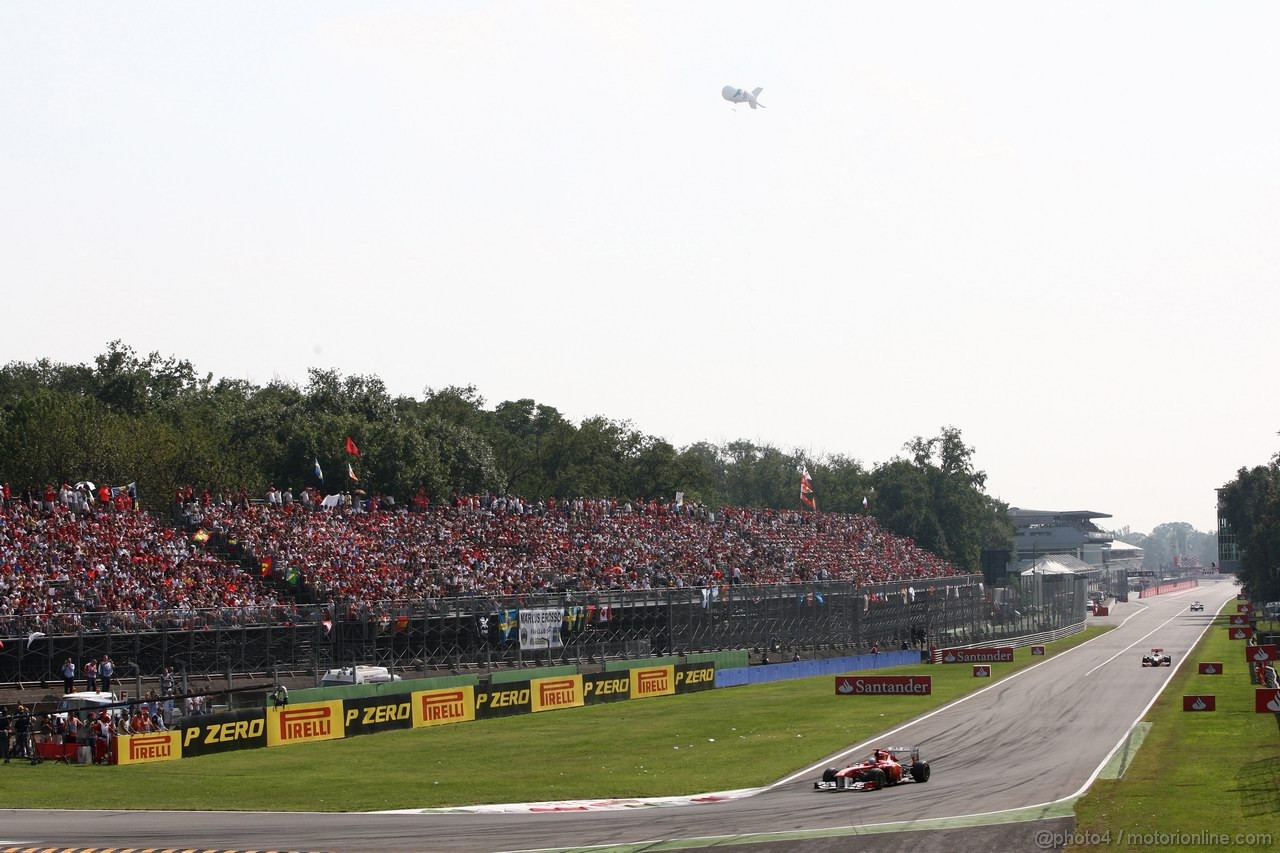 GP ITALIA, 11.09.2011- Gara, Fernando Alonso (ESP), Ferrari, F-150 Italia 