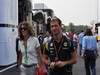 GP ITALIA, 11.09.2011- Jarno Trulli (ITA), Team Lotus, TL11 e sua moglie Barbara
