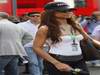 GP ITALIA, 11.09.2011- ragazza nel paddock 