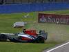 GP ITALIA, 11.09.2011- Gara, Crash, Vitantonio Liuzzi (ITA), HRT Formula One Team 