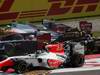 GP ITALIA, 11.09.2011- Gara, Crash, Vitantonio Liuzzi (ITA), HRT Formula One Team e Vitaly Petrov (RUS), Lotus Renault GP, R31 e Rubens Barrichello (BRA), Williams FW33 