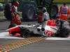 GP ITALIA, 11.09.2011- Gara, crash, Vitantonio Liuzzi (ITA), HRT Formula One Team 