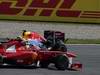 GP ITALIA, 11.09.2011- Gara, crash, Mark Webber (AUS), Red Bull Racing, RB7 e Felipe Massa (BRA), Ferrari, F-150 Italia 