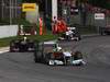 GP ITALIA, 11.09.2011- Gara, Paul di Resta (GBR) Force India VJM04 davanti a Jaime Alguersuari (SPA), Scuderia Toro Rosso, STR6 
