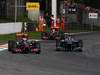 GP ITALIA, 11.09.2011- Gara, Jenson Button (GBR), McLaren  Mercedes, MP4-26 e Michael Schumacher (GER), Mercedes GP Petronas F1 Team, MGP W02 