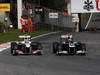 GP ITALIA, 11.09.2011- Gara, Sergio Pérez (MEX), Sauber F1 Team C30 e Pastor Maldonado (VEN), Williams FW33 