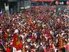 GP ITALIA, 11.09.2011- Gara, The fans invade the track after the race