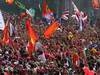 GP ITALIA, 11.09.2011- Gara, The fans invade the track after the race