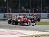 GP ITALIA, 11.09.2011- Gara, Fernando Alonso (ESP), Ferrari, F-150 Italia davanti a Sebastian Vettel (GER), Red Bull Racing, RB7 