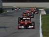 GP ITALIA, 11.09.2011- Gara, Fernando Alonso (ESP), Ferrari, F-150 Italia davanti a Sebastian Vettel (GER), Red Bull Racing, RB7 