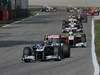 GP ITALIA, 11.09.2011- Gara, Pastor Maldonado (VEN), Williams FW33 davanti a Sergio Pérez (MEX), Sauber F1 Team C30 