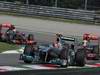 GP ITALIA, 11.09.2011- Gara, Michael Schumacher (GER), Mercedes GP Petronas F1 Team, MGP W02 davanti a Lewis Hamilton (GBR), McLaren  Mercedes, MP4-26 