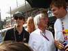 GP ITALIA, 11.09.2011- Gara, Nicky Hyden, Moto GP, Bernie Ecclestone (GBR), President e CEO of Formula One Management  e Sebastian Vettel (GER), Red Bull Racing, RB7 