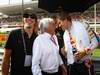 GP ITALIA, 11.09.2011- Gara, Nicky Hyden, Moto GP, Bernie Ecclestone (GBR), President e CEO of Formula One Management e Sebastian Vettel (GER), Red Bull Racing, RB7 