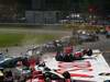 GP ITALIA, 11.09.2011- Gara, Crash, Vitantonio Liuzzi (ITA), HRT Formula One Team, Nico Rosberg (GER), Mercedes GP Petronas F1 Team, MGP W02 e Vitaly Petrov (RUS), Lotus Renault GP, R31 