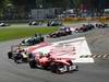 GP ITALIA, 11.09.2011- Gara, Fernando Alonso (ESP), Ferrari, F-150 Italia davanti a Sebastian Vettel (GER), Red Bull Racing, RB7 