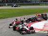 GP ITALIA, 11.09.2011- Gara, Lewis Hamilton (GBR), McLaren  Mercedes, MP4-26, Felipe Massa (BRA), Ferrari, F-150 Italia e Mark Webber (AUS), Red Bull Racing, RB7 crashed