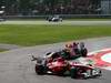 GP ITALIA, 11.09.2011- Gara, Crash, Felipe Massa (BRA), Ferrari, F-150 Italia e Mark Webber (AUS), Red Bull Racing, RB7 