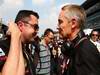 GP ITALIA, 11.09.2011- Gara, Eric Boullier (FRA), Team Manager, Renault F1 Team e Martin Whitmarsh (GBR), Chief Executive Officer Mclaren 