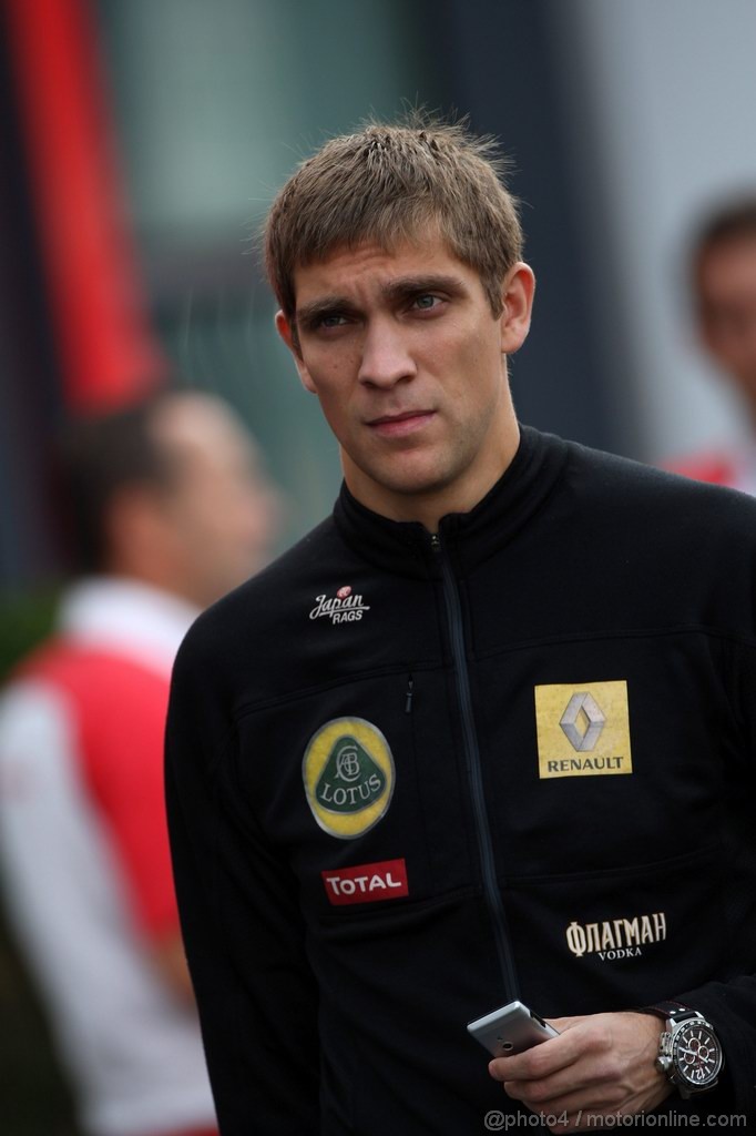 GP ITALIA, 08.09.2011- Vitaly Petrov (RUS), Lotus Renault GP, R31 