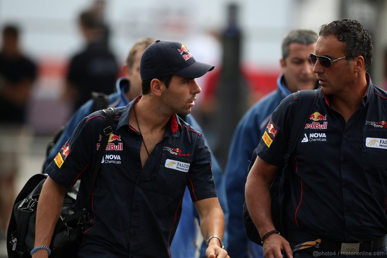 GP ITALIA, 08.09.2011- Jaime Alguersuari (SPA), Scuderia Toro Rosso, STR6 