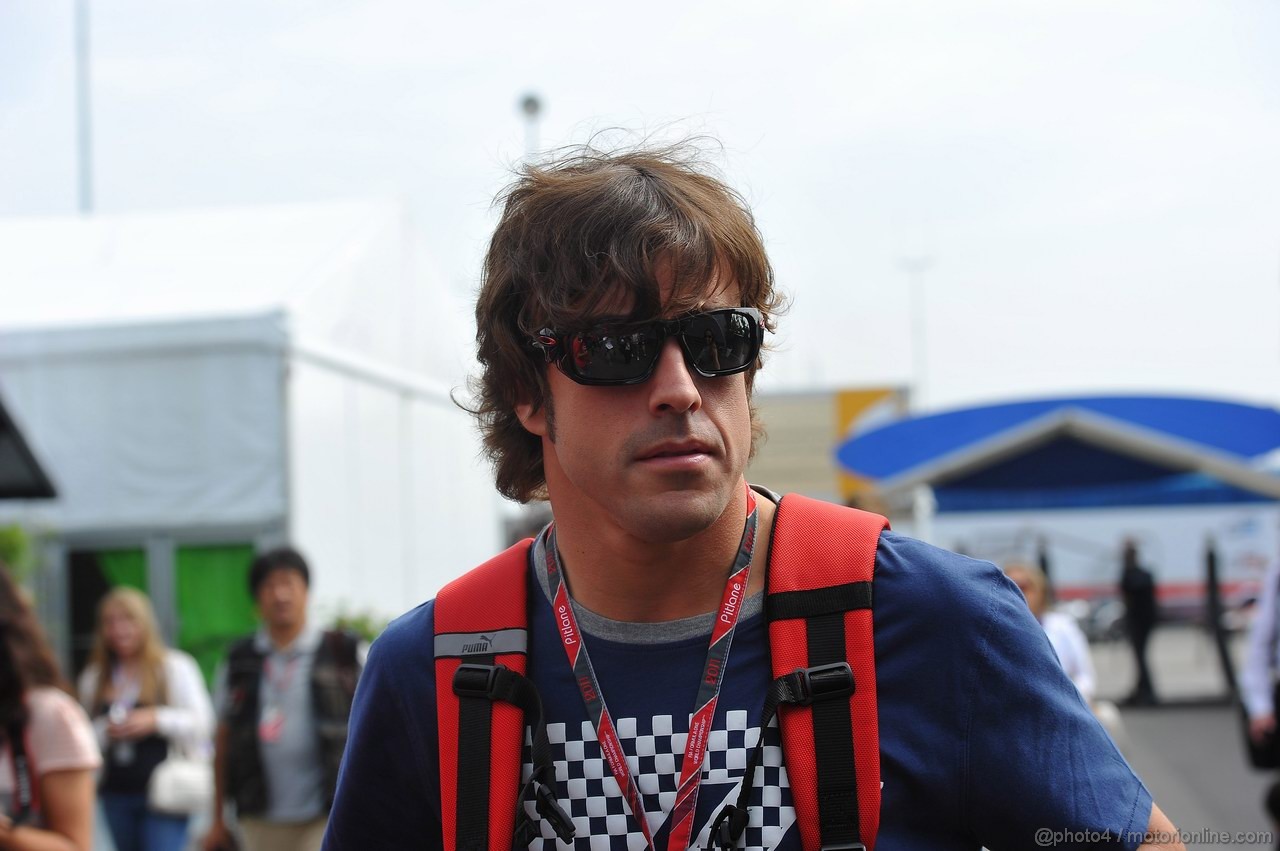 GP ITALIA, 08.09.2011- Fernando Alonso (ESP), Ferrari, F-150 Italia 