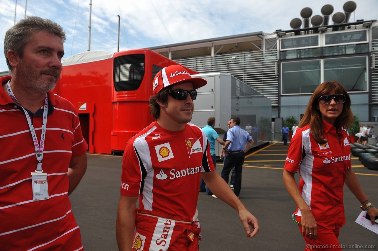 GP ITALIA, 08.09.2011- Fernando Alonso (ESP), Ferrari, F-150 Italia 