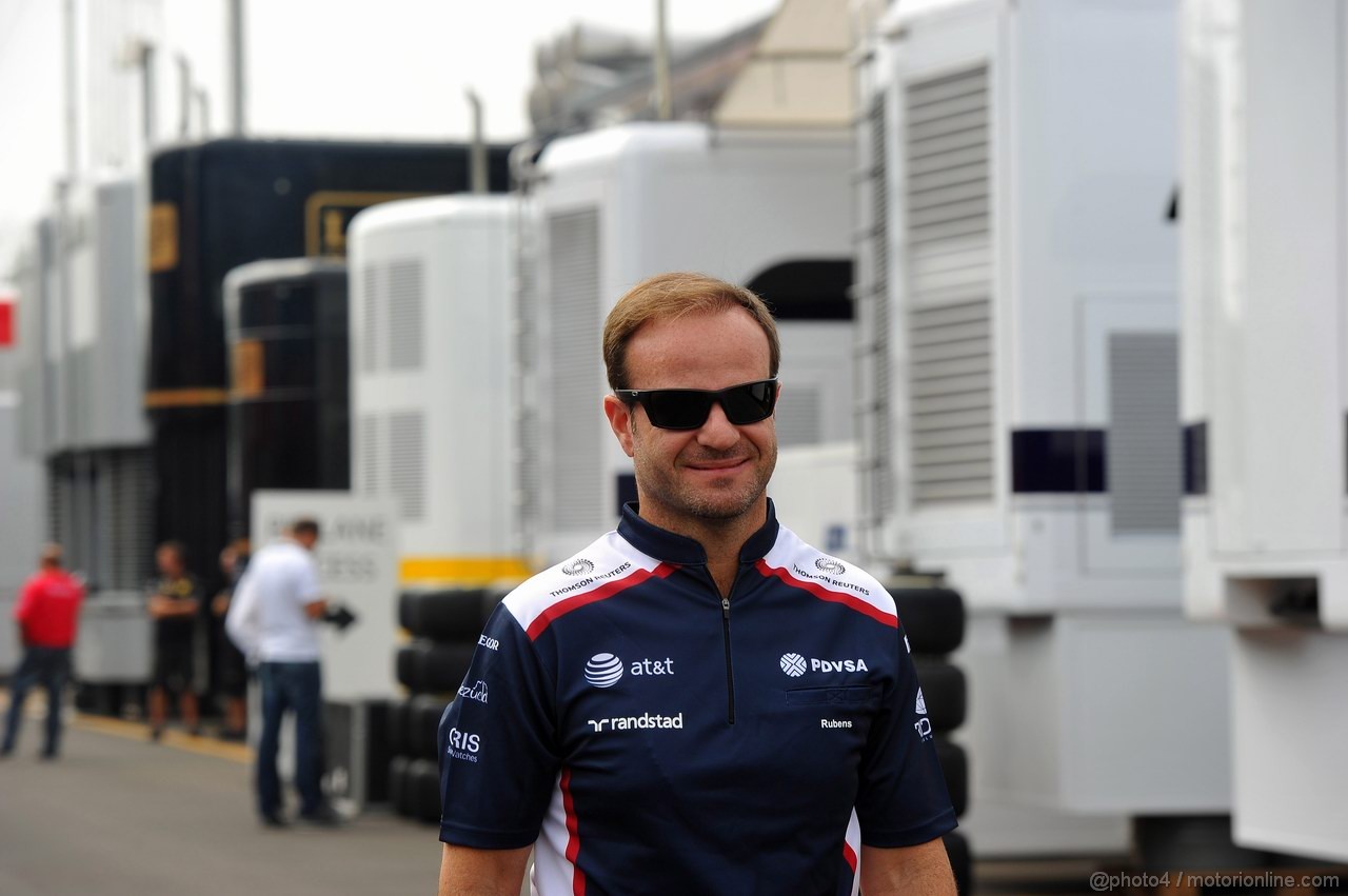 GP ITALIA, 08.09.2011- Rubens Barrichello (BRA), Williams FW33 