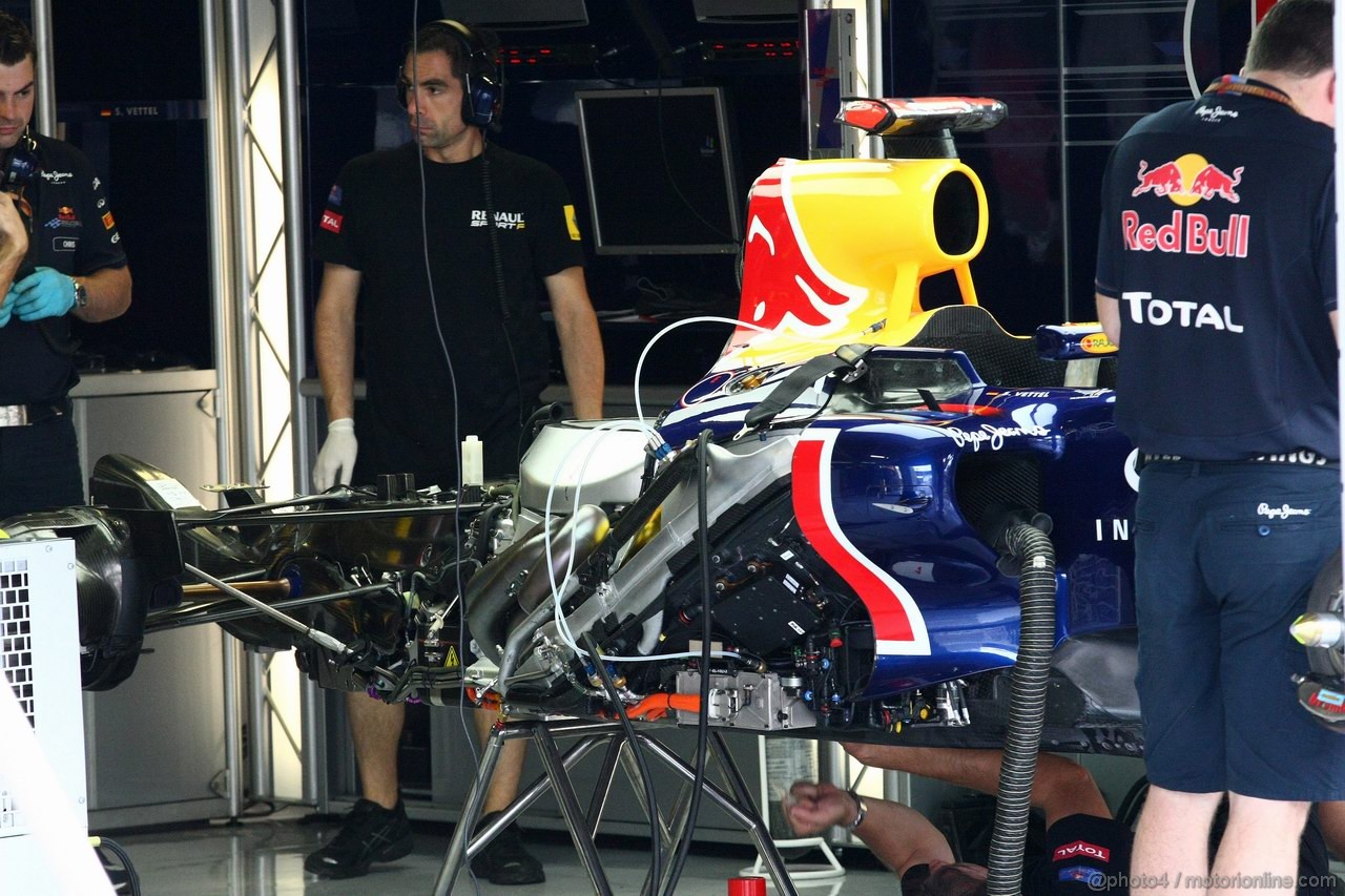 GP ITALIA, 08.09.2011- Red Bull Racing, RB7, detail