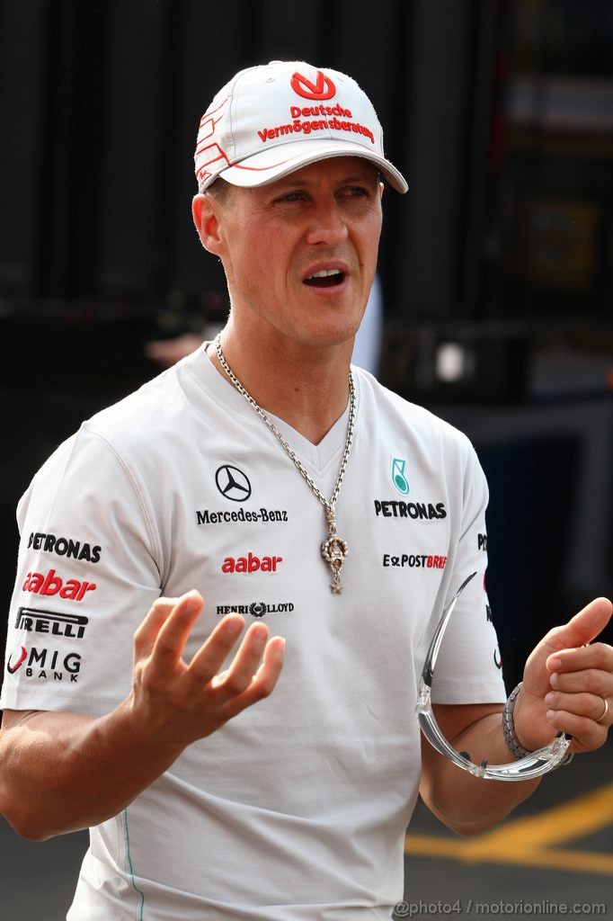 GP ITALIA, 08.09.2011- Michael Schumacher (GER), Mercedes GP Petronas F1 Team, MGP W02 