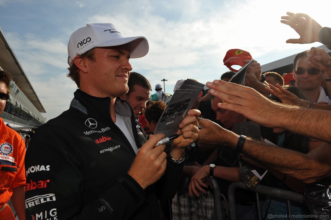 GP ITALIA, 08.09.2011- Nico Rosberg (GER), Mercedes GP Petronas F1 Team, MGP W02 