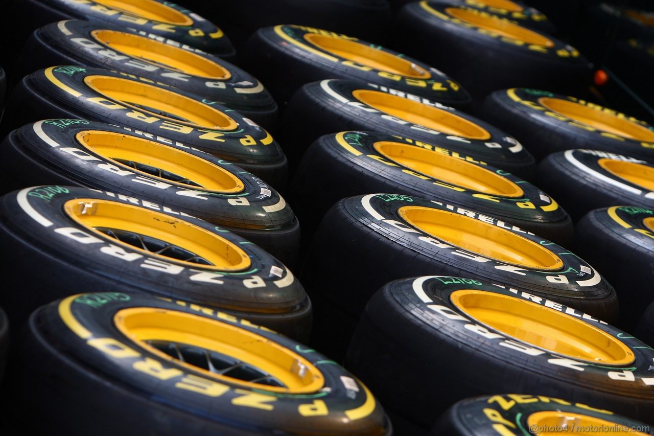 GP ITALIA, 08.09.2011- Pirelli Tyres