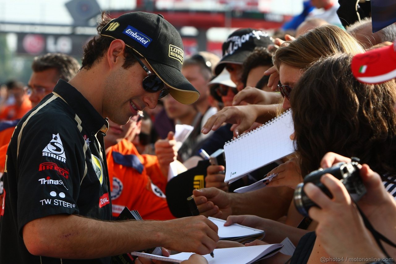 GP ITALIA, 08.09.2011- Bruno Senna (BRA), Lotus Renault GP R31 