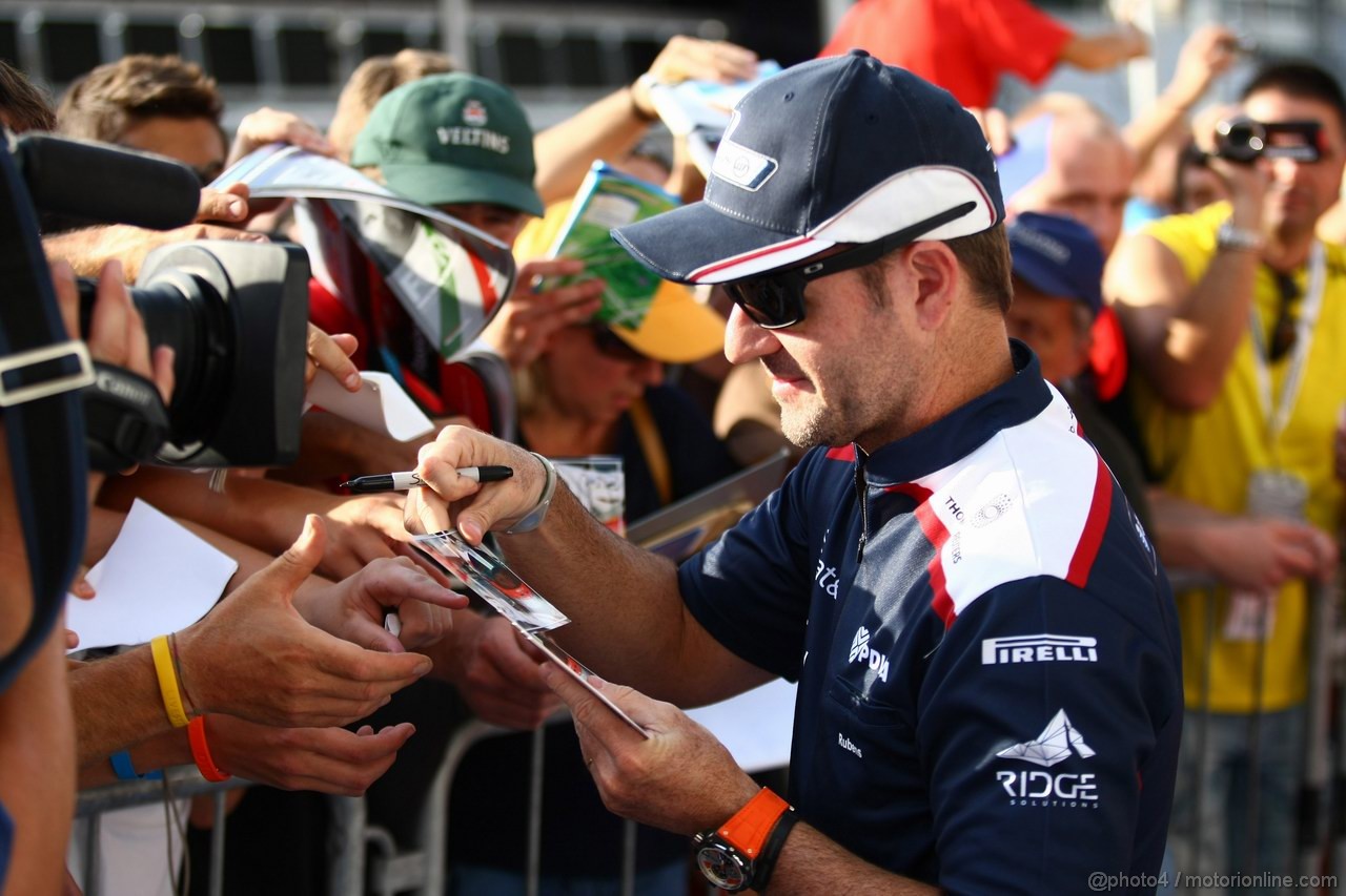 GP ITALIA, 08.09.2011- Rubens Barrichello (BRA), Williams FW33 