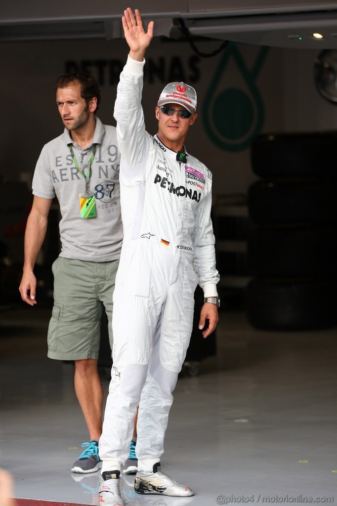 GP ITALIA, 08.09.2011- Michael Schumacher (GER), Mercedes GP Petronas F1 Team, MGP W02 
