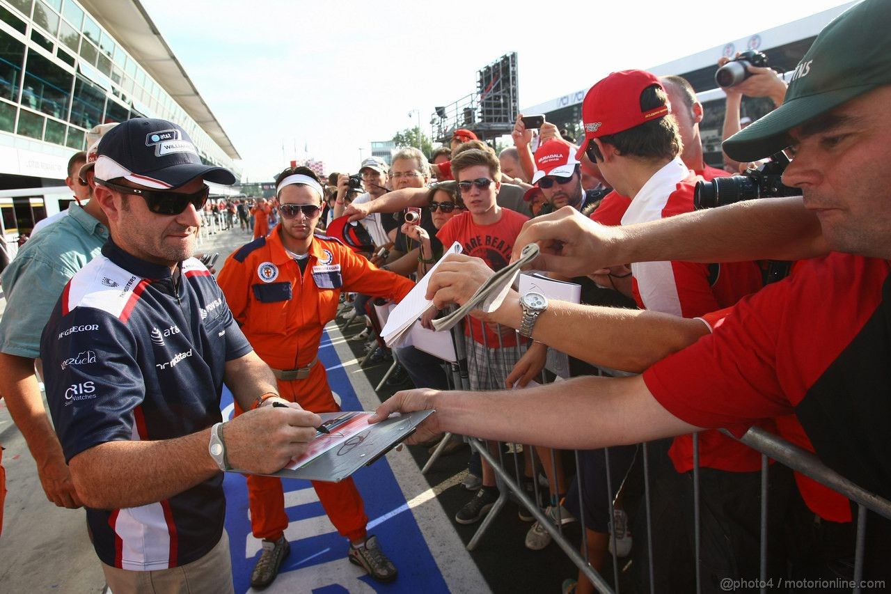 GP ITALIA, 08.09.2011- Rubens Barrichello (BRA), Williams FW33 