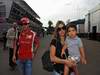 GP ITALIA, 08.09.2011- Felipe Massa (BRA), Ferrari, F-150 Italia with sua moglie Raffaela Bassi (BRA) e them son Felipe