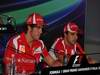 GP ITALIA, 08.09.2011- Conferenza Stampa, Fernando Alonso (ESP), Ferrari, F-150 Italia e Felipe Massa (BRA), Ferrari, F-150 Italia 