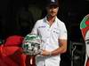 GP ITALIA, 08.09.2011- Vitantonio Liuzzi (ITA), HRT Formula One Team e his new Monza F1 helmet