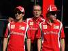 GP ITALIA, 08.09.2011- Felipe Massa (BRA), Ferrari, F-150 Italia, Stefano Domenicali (ITA), Team Principal e Fernando Alonso (ESP), Ferrari, F-150 Italia 