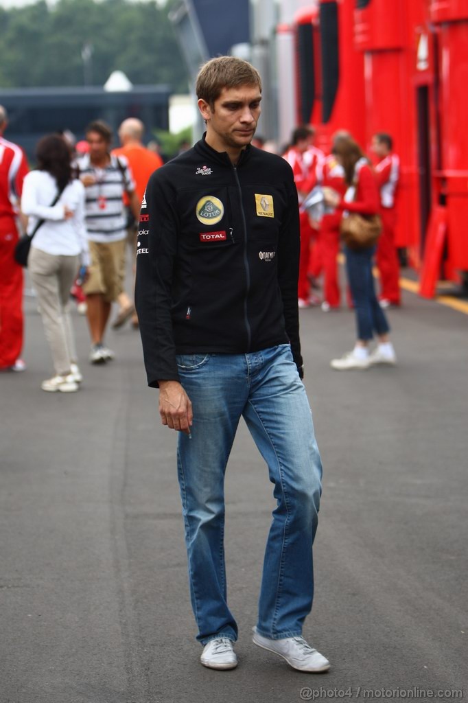 GP ITALIA, 10.09.2011- Vitaly Petrov (RUS), Lotus Renault GP, R31